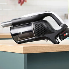 Bosch Unlimited 10 BTS1042WAC Handteil und Staubbehälter im Detail