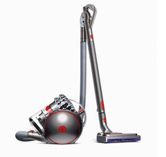Dyson Cinetic Big Ball Animal 2 mit Schlauch, Saugrohr und Bodendüse vor weißem Hintergrund