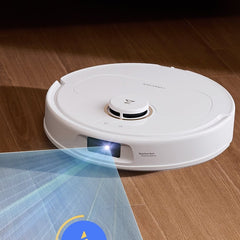 roborock Qrevo S5V bei der Reinigung eines Hartbodens